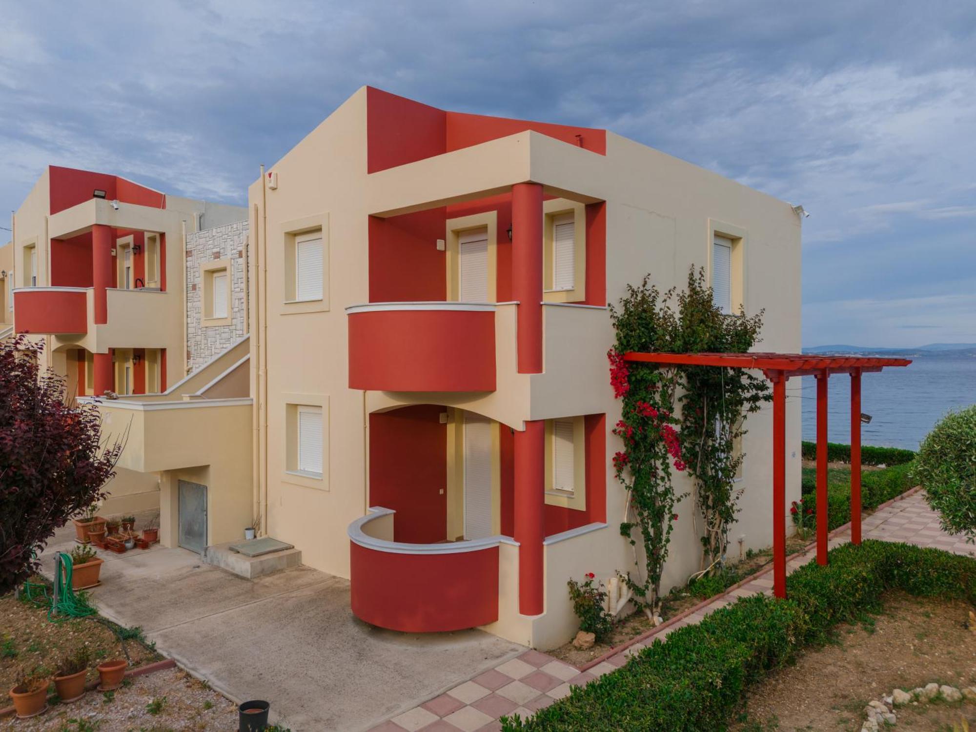 Marine Apartments Venetiko Paralia Agias Foteinis Екстер'єр фото